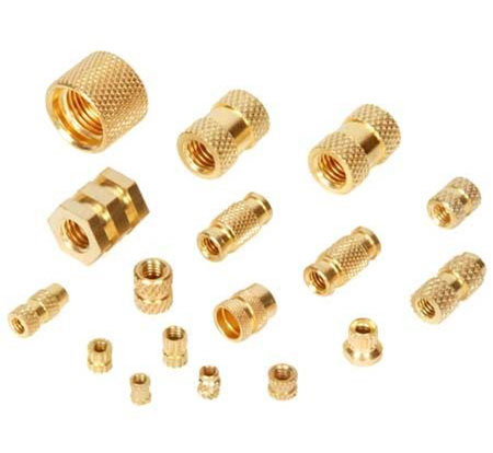 Brass Threaded Molding Insets | Adarsh Metals
